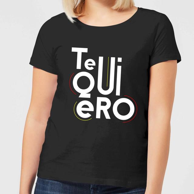 Te Quiero Women's T-Shirt - Black - L - Schwarz on Productcaster.