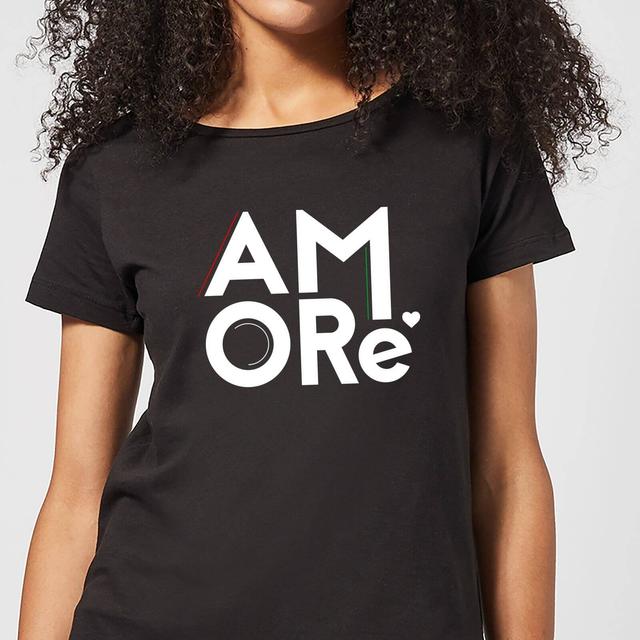 Amore Women's T-Shirt - Black - S - Schwarz on Productcaster.