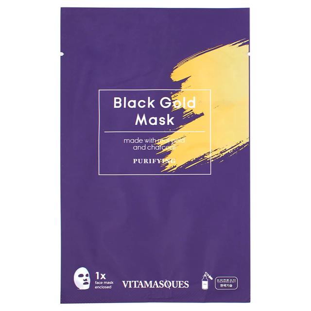 Vitamasques Black Gold Dust Sheet Mask 20ml on Productcaster.