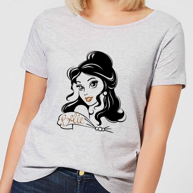 Camiseta Disney La Bella y la Bestia Bella - Mujer - Gris - S on Productcaster.