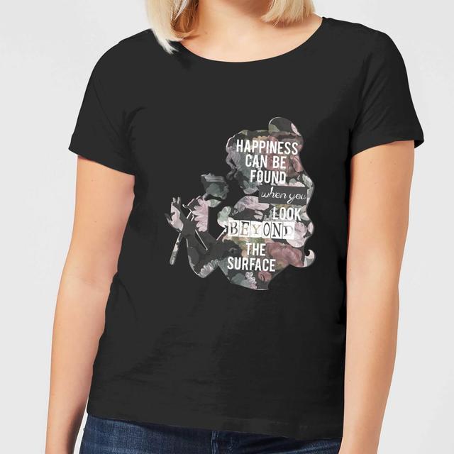 Camiseta Disney La Bella y la Bestia Happiness - Mujer - Negro - L on Productcaster.