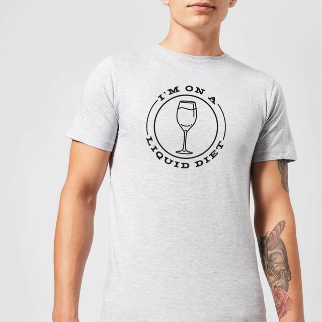 Liquid Diet Wine T-Shirt - Grey - XL - Grau on Productcaster.