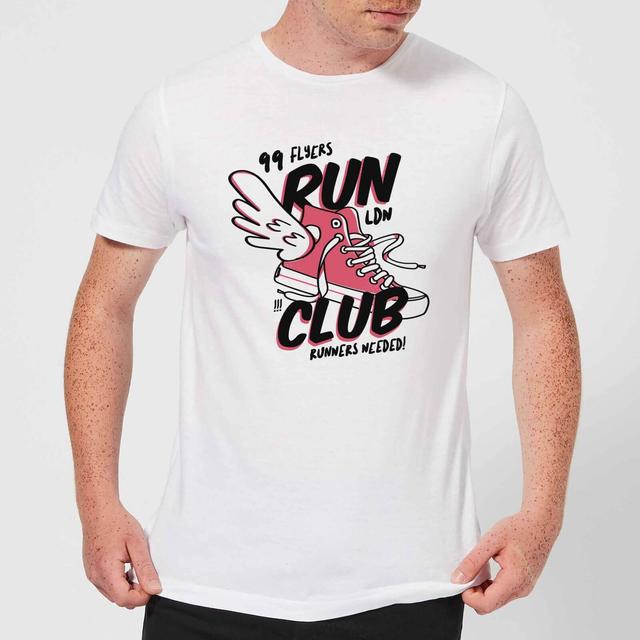 RUN CLUB 99 T-Shirt - White - L - White on Productcaster.