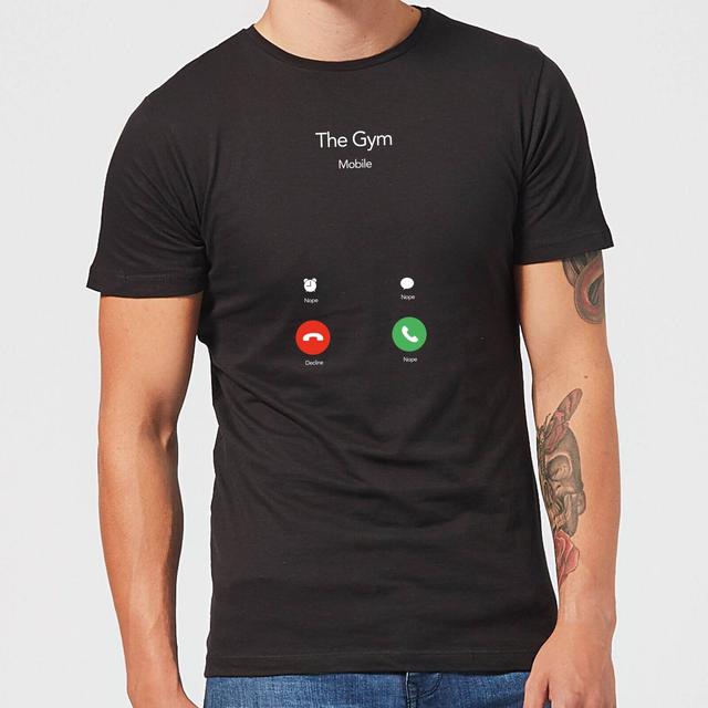 Gym Calling T-Shirt - Black - S - Black on Productcaster.