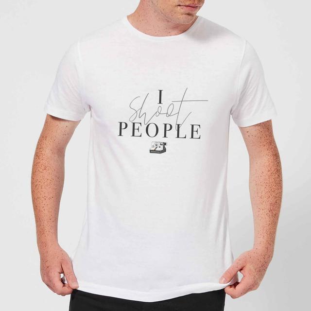 I Shoot People T-Shirt - White - L - Weiß on Productcaster.