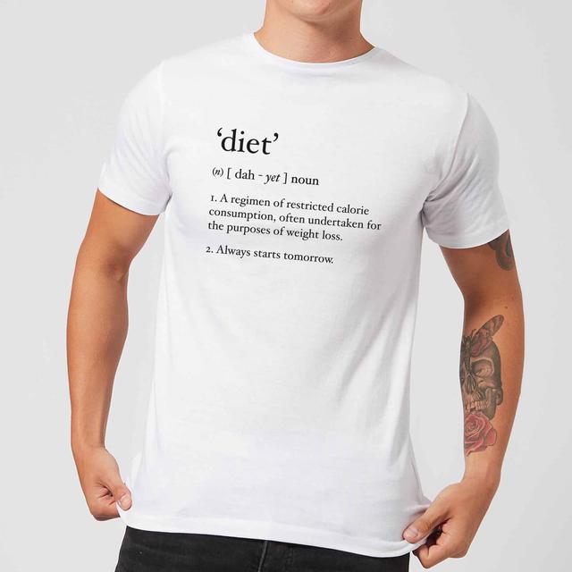 Dictionary Diet T-Shirt - White - XXL - Weiß on Productcaster.