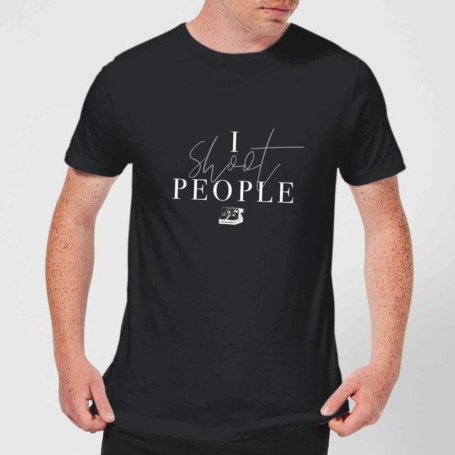 I Shoot People T-Shirt - Black - XL - Schwarz on Productcaster.