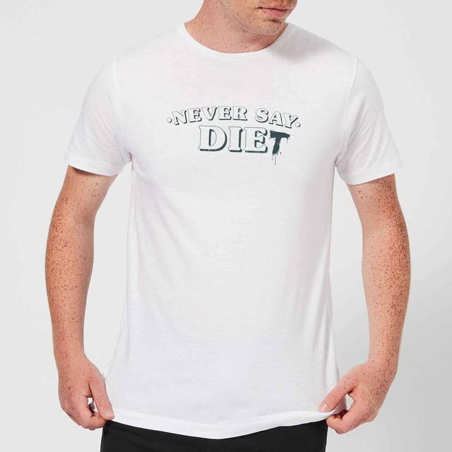 Never Say Die-t T-Shirt - White - XL - Weiß on Productcaster.