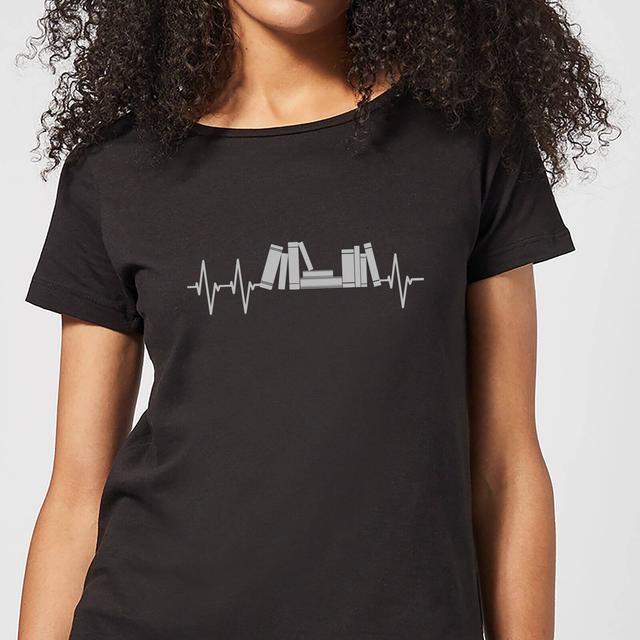 Camiseta para mujer Heartbeat Books - Negro - 5XL - Negro on Productcaster.