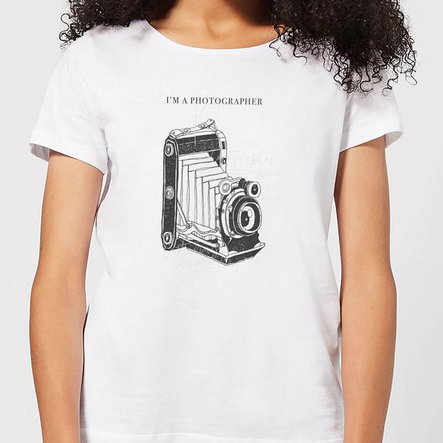 Photography Vintage Scribble Women's T-Shirt - White - S - Weiß on Productcaster.