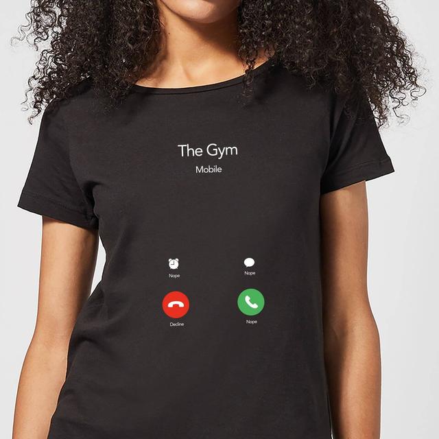 Gym Calling Women's T-Shirt - Black - XL on Productcaster.