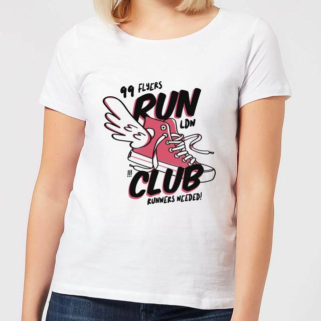 RUN CLUB 99 Women's T-Shirt - White - S - White on Productcaster.