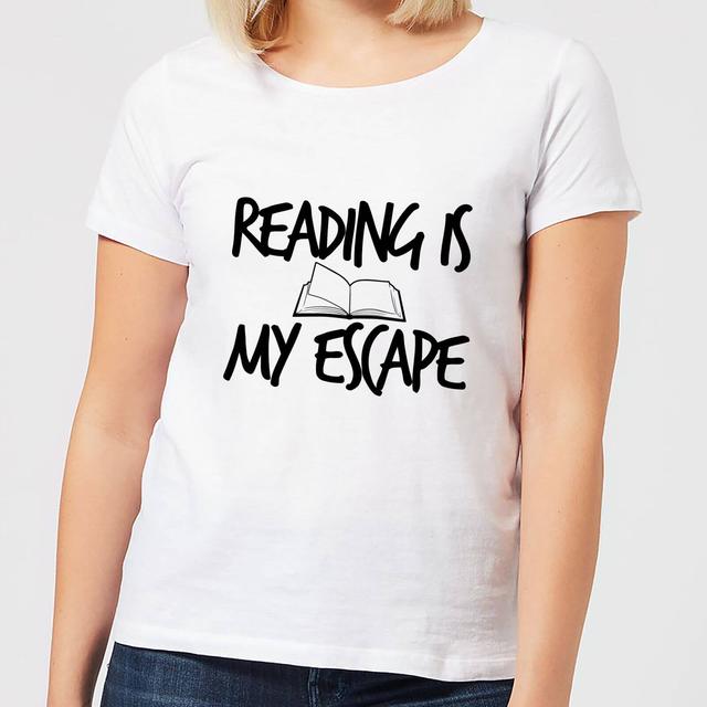 Reading Is My Escape Women's T-Shirt - White - L - Weiß on Productcaster.