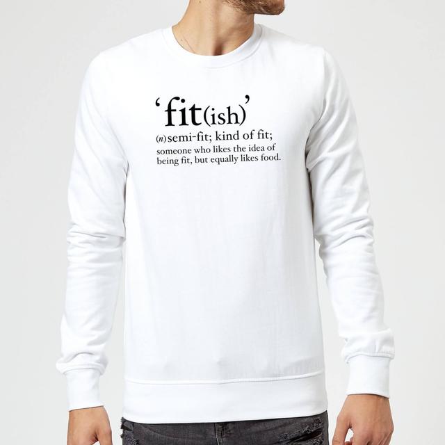 Fit (ish) Sweatshirt - White - L - Weiß on Productcaster.