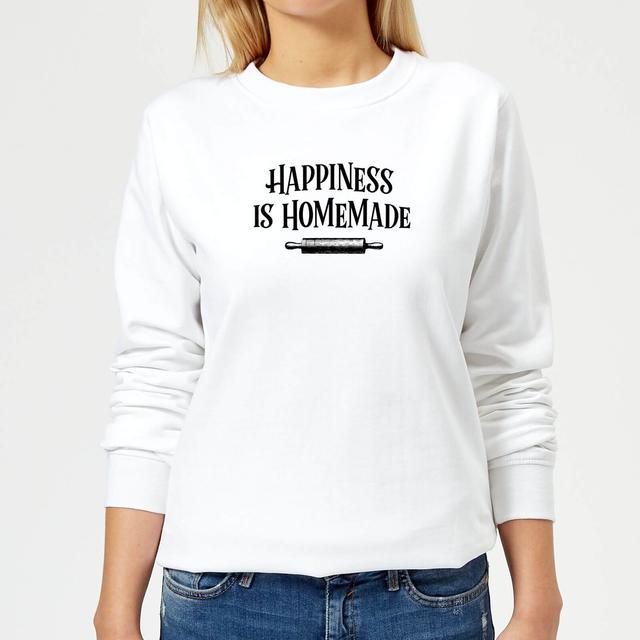 Happiness Is Homemade Women's Sweatshirt - White - S - Weiß on Productcaster.