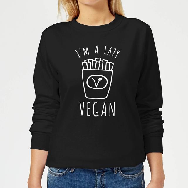 Lazy Vegan Women's Sweatshirt - Black - XXL - Schwarz on Productcaster.