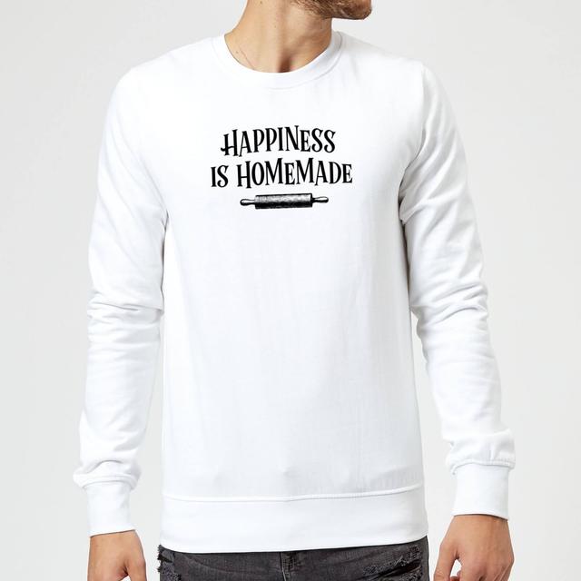 Happiness Is Homemade Sweatshirt - White - M - Weiß on Productcaster.