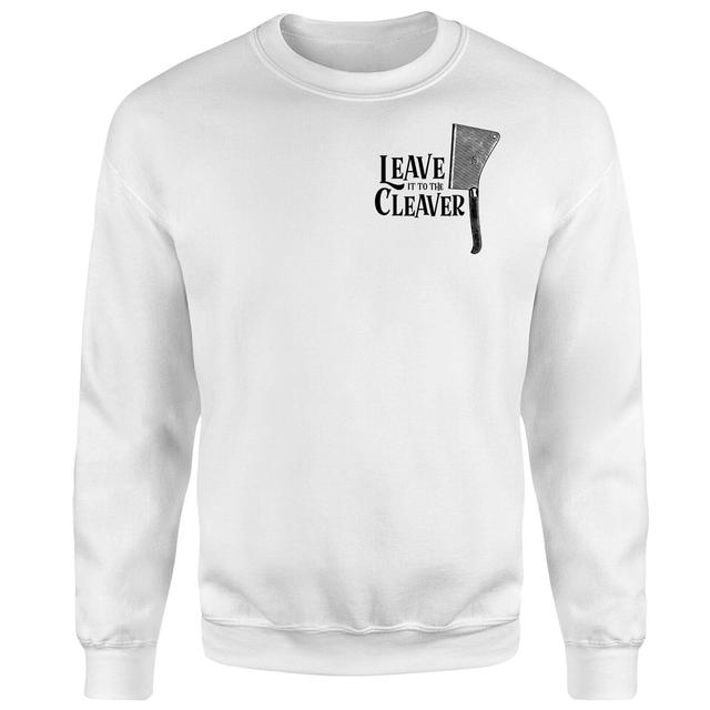 Leave It To The Cleaver Sweatshirt - White - M - Weiß on Productcaster.