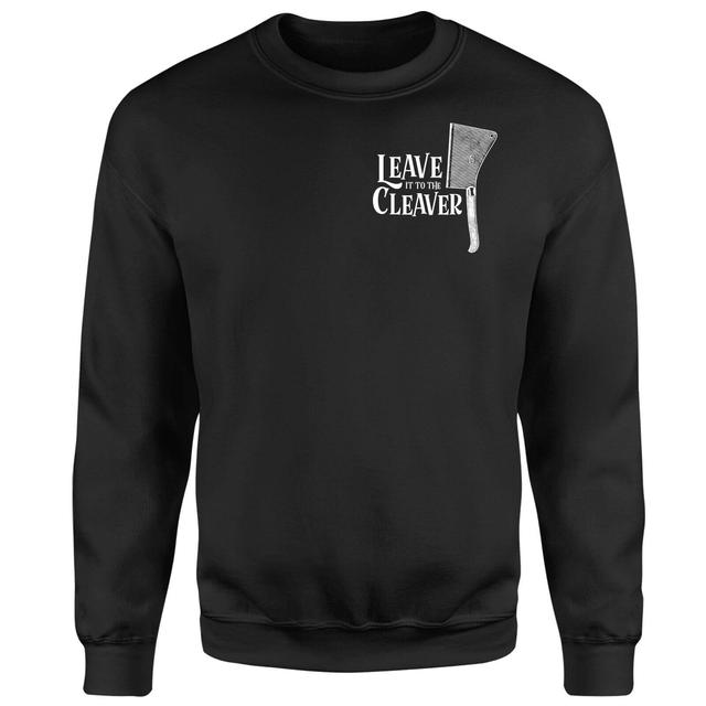 Leave It To The Cleaver Sweatshirt - Black - XL - Black on Productcaster.