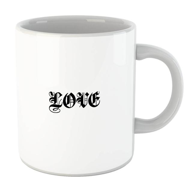 Love Gothic Text Mug on Productcaster.