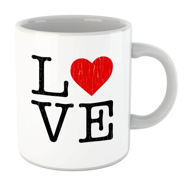 Love Heart Textured Mug on Productcaster.