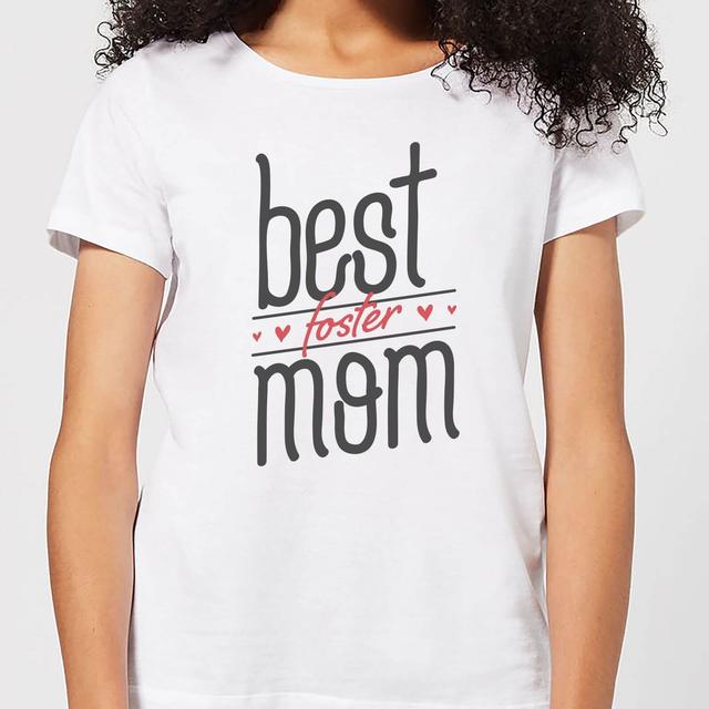 Best Foster Mom Women's T-Shirt - White - S - Weiß on Productcaster.