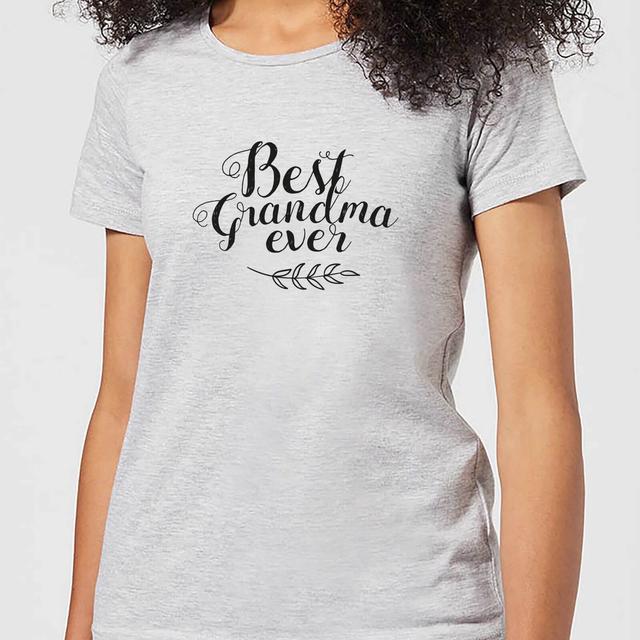 Best Grandma Ever Women's T-Shirt - Grey - XXL - Grau on Productcaster.