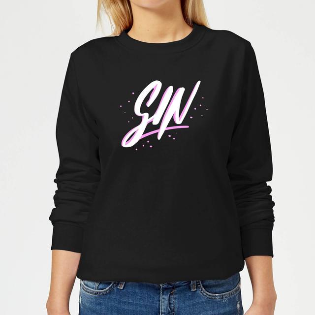 Gin Script Women's Sweatshirt - Black - L - Schwarz on Productcaster.