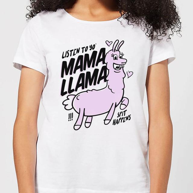 MamaLlama Women's T-Shirt - White - XXL - Weiß on Productcaster.