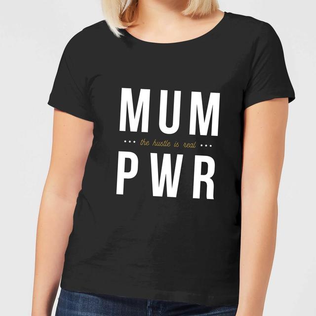 MUM PWR Women's T-Shirt - Black - S - Schwarz on Productcaster.