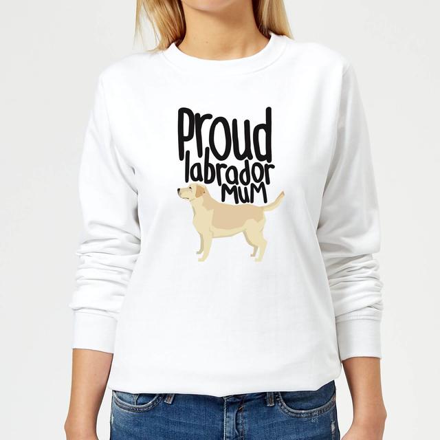 Proud Labrador Mum Women's Sweatshirt - White - XXL - Weiß on Productcaster.