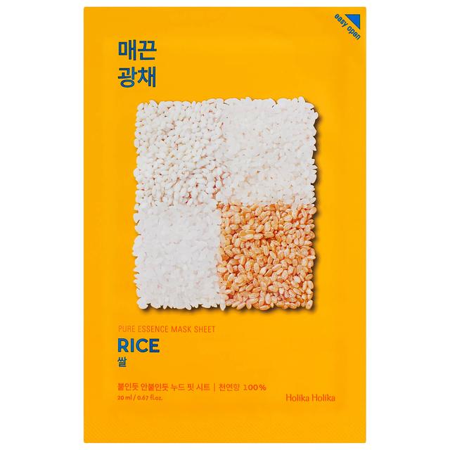 Holika Holika Pure Essence Mask Sheet 20ml (Various Options) - Rice on Productcaster.