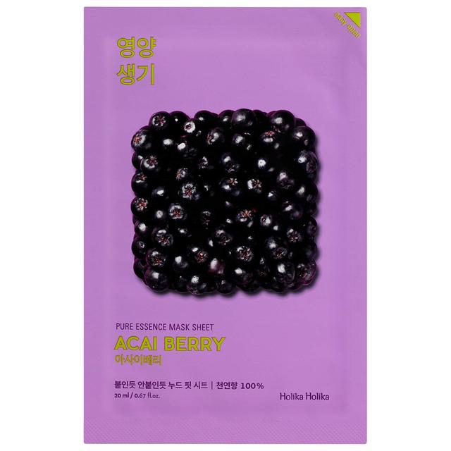 Holika Holika Pure Essence Mask Sheet 20ml (Various Options) - Acai Berry on Productcaster.