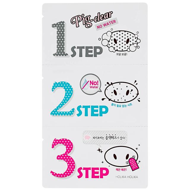 Holika Holika Pig Clear Blackhead 3-Step Kit (No Water) on Productcaster.