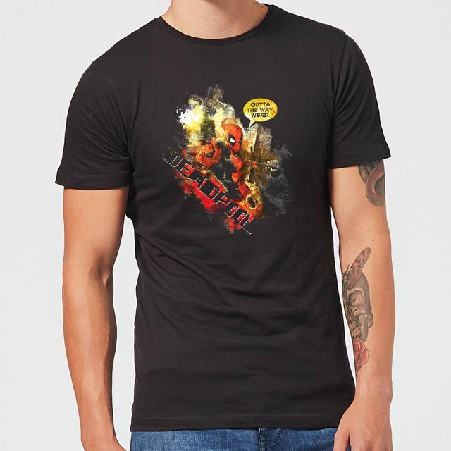 Marvel Deadpool Outta The Way Nerd T-Shirt - Schwarz - S on Productcaster.