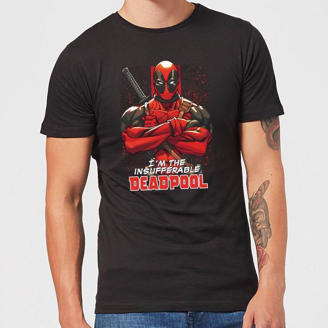 Marvel Deadpool Crossed Arms T-Shirt - Black - XXL on Productcaster.