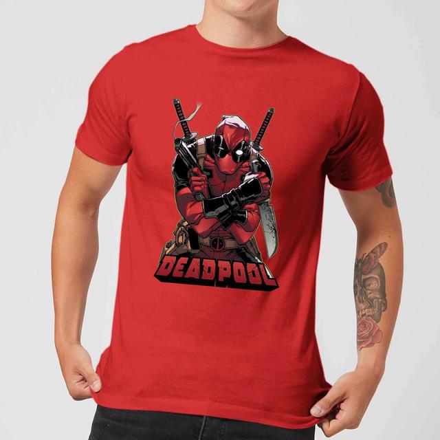 Marvel Deadpool Ready For Action T-Shirt - Rot - M on Productcaster.