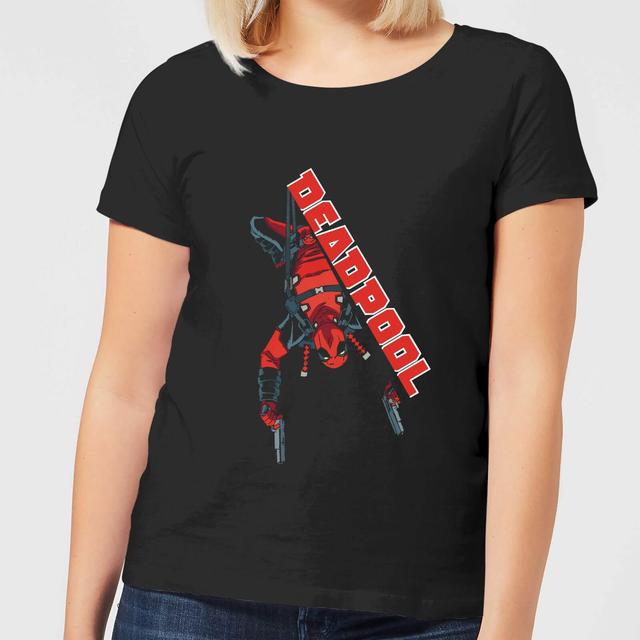 Marvel Deadpool Hang Split Women's T-Shirt - Black - L - Black on Productcaster.