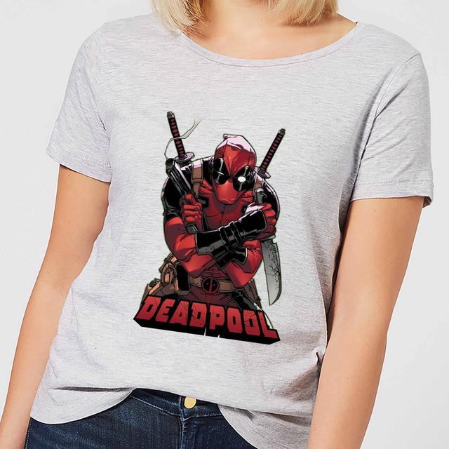 Marvel Deadpool Ready For Action Frauen T-Shirt - Grau - L on Productcaster.