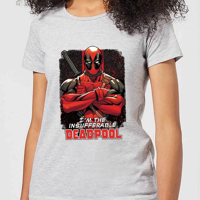 Marvel Deadpool Crossed Arms Frauen T-Shirt - Grau - XXL - Grau on Productcaster.