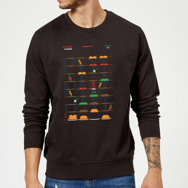 Marvel Deadpool Retro Game Sweatshirt - Schwarz - XL on Productcaster.