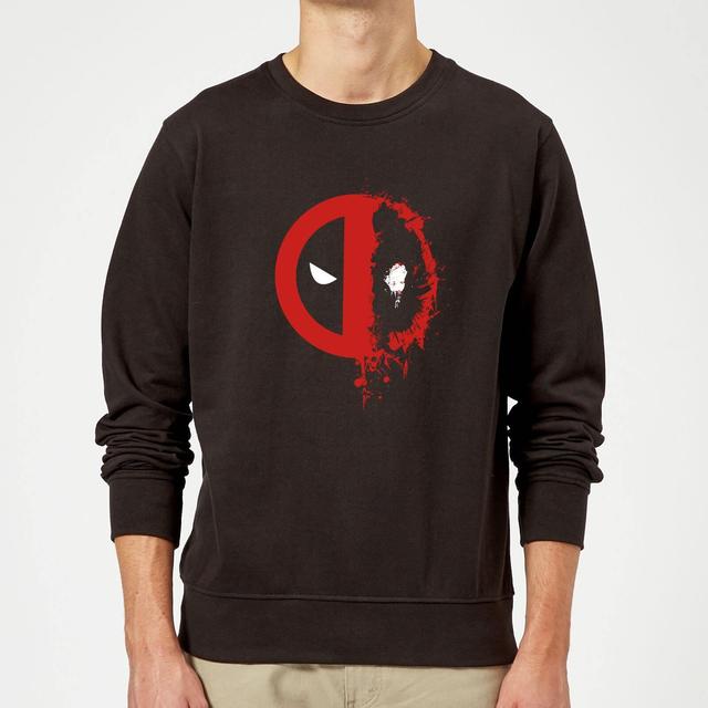 Marvel Deadpool Split Splat Logo Sweatshirt - Schwarz - S on Productcaster.