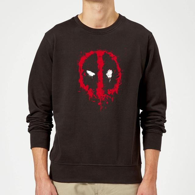 Marvel Deadpool Splat Face Sweatshirt - Schwarz - M on Productcaster.