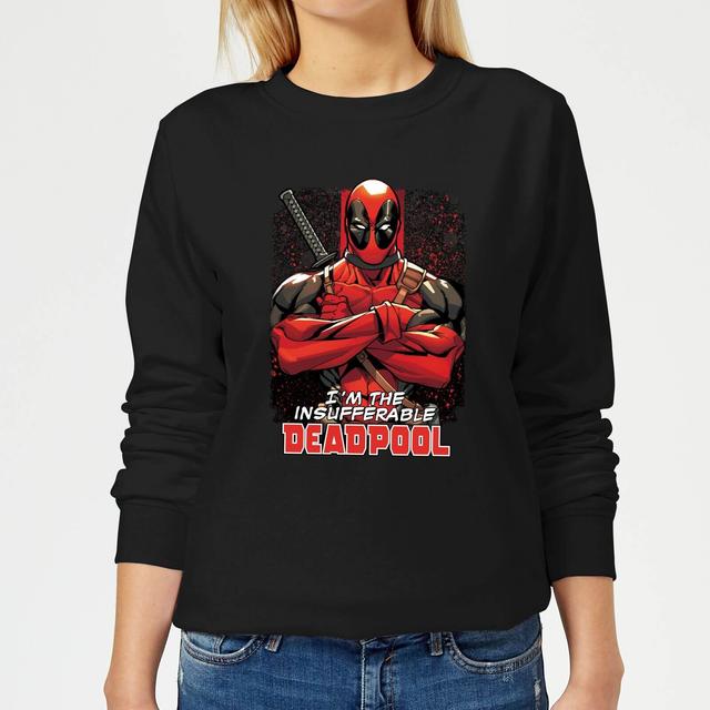 Sudadera Deadpool Crossed Arms para mujer de Marvel - Negro - XXL - Negro on Productcaster.