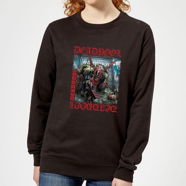 Sudadera Deadpool Here Lies Deadpool para mujer de Marvel - Negro - XXL - Negro on Productcaster.