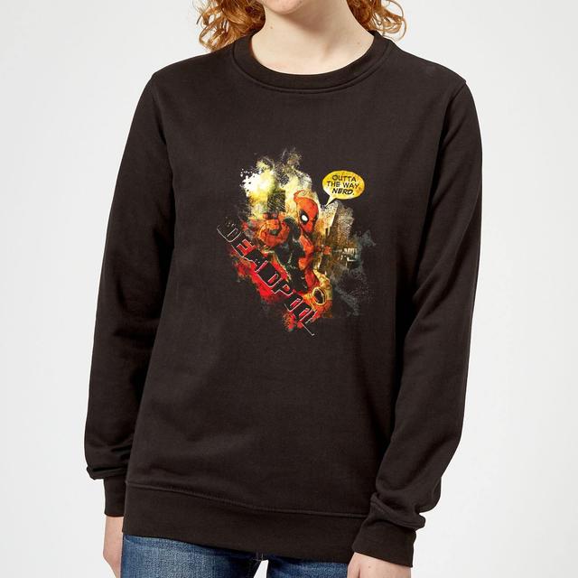 Sudadera Deadpool Outta The Way Nerd para mujer de Marvel - Negro - XS - Negro on Productcaster.