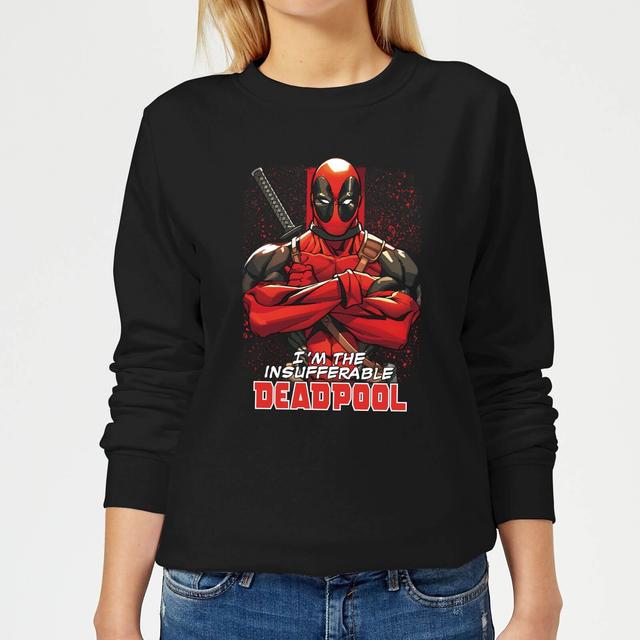 Sudadera Deadpool Crossed Arms para mujer de Marvel - Negro - XXL on Productcaster.