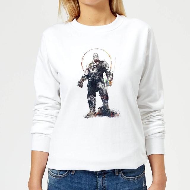 Sudadera Avengers Infinity War Thanos Sketch para mujer - Blanco - XS - Blanco on Productcaster.