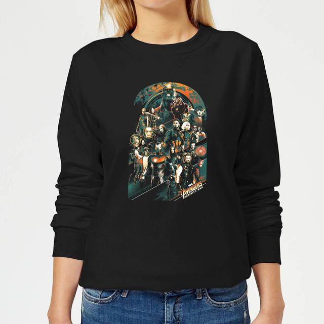 Marvel Avengers Infinity War Avengers Team Women's Sweatshirt - Black - M on Productcaster.