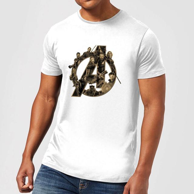 Camiseta Avengers Infinity War Avengers Logo de Marvel - Blanco - 5XL on Productcaster.